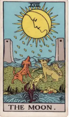 Tarotkarte Der Mond