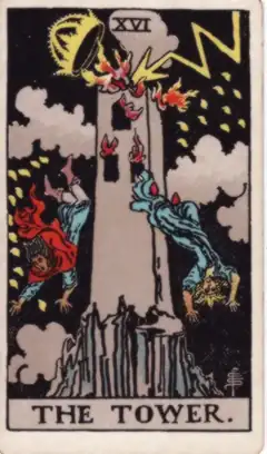 Tarotkarte Der Turm