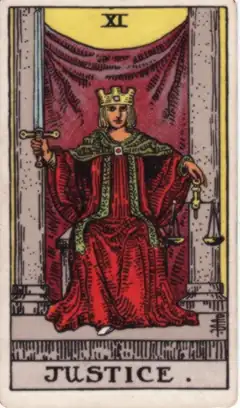 Tarotkarte Die Gerechtigkeit