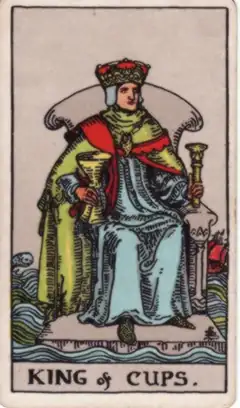 Tarotkarte König der Kelche