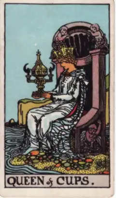 Tarotkarte Königin der Kelche